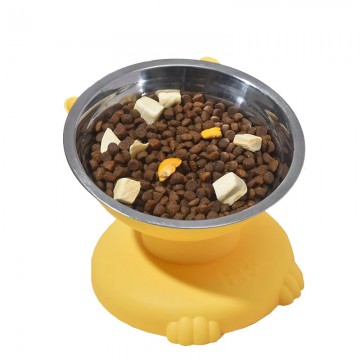 Фото1.Миска висока з нахилом пласт/метал, 13.7х11.5 см